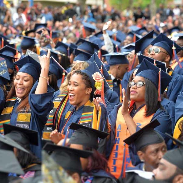 Students at Graduation